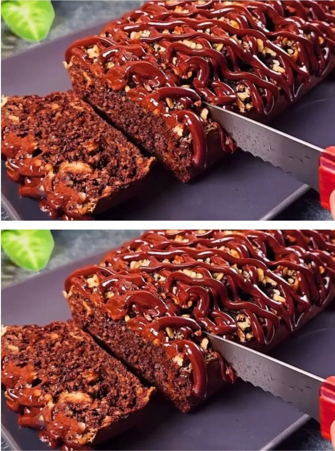 Delicious Dietary Chocolate Cake served on a plate with chocolate drizzle