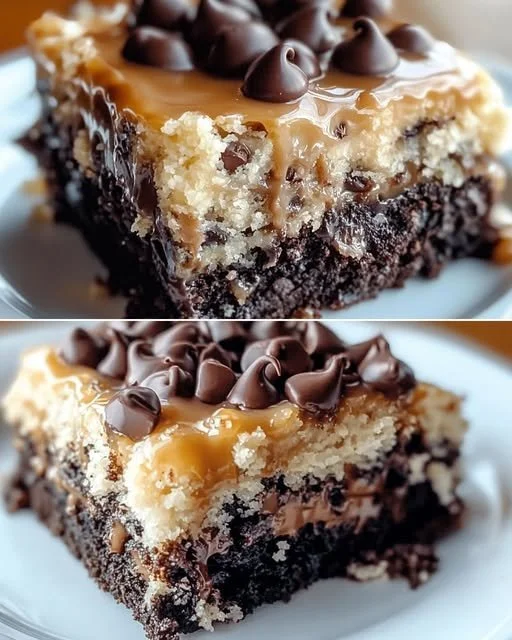 Delicious German Chocolate Cake with coconut and pecan frosting