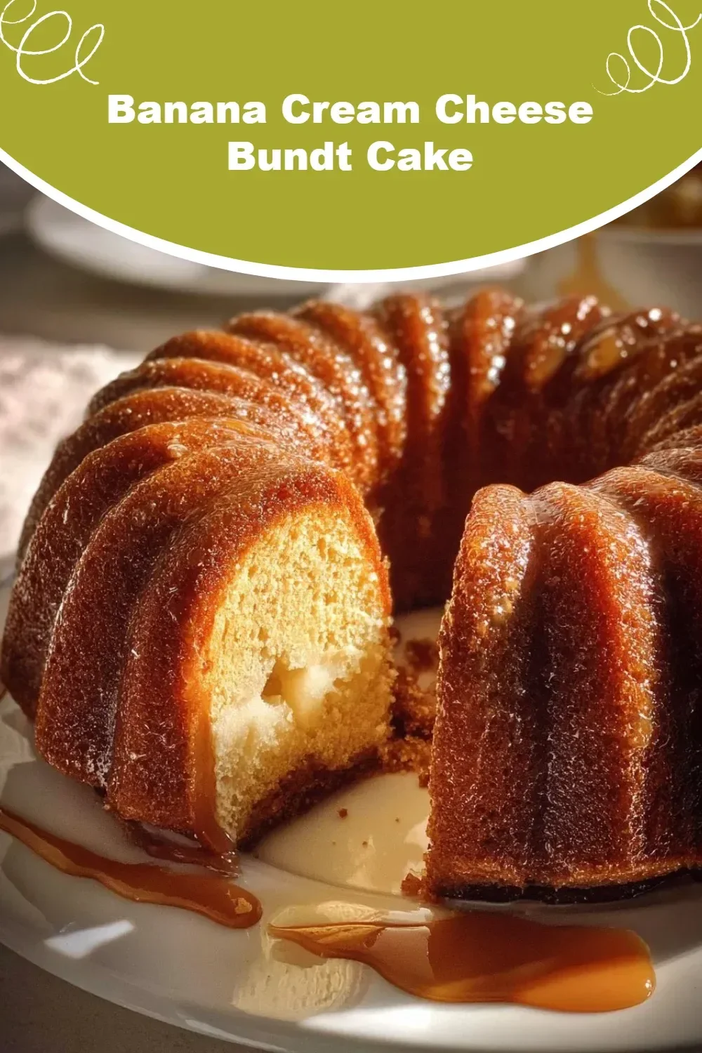 Picture of Banana Cream Cheese Bundt Cake