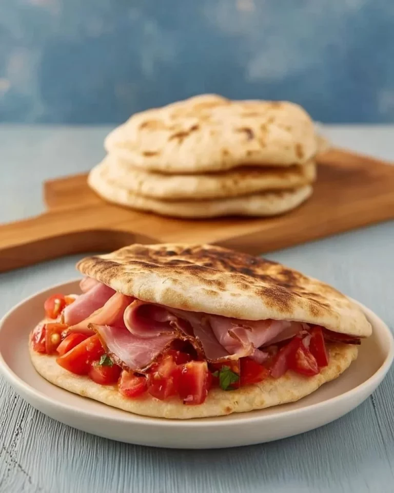 Delicious Buckwheat Pita served with Greek Yogurt