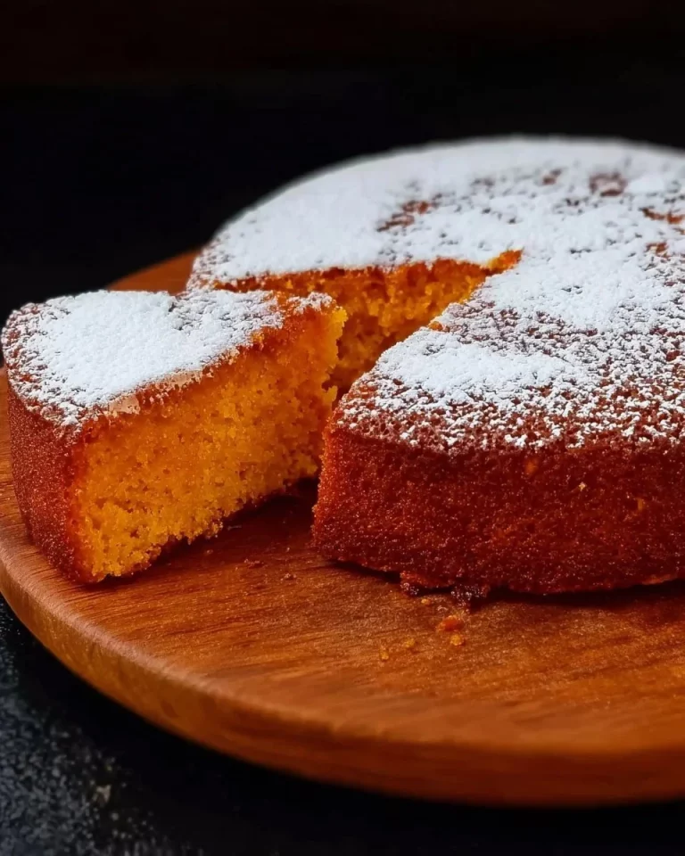 Slice of moist Carrot Almond Cake with nuts and cream cheese frosting