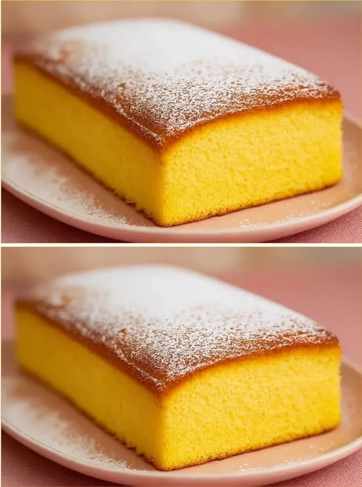 A beautifully layered Castilian Cake decorated with seasonal fruits and cream.
