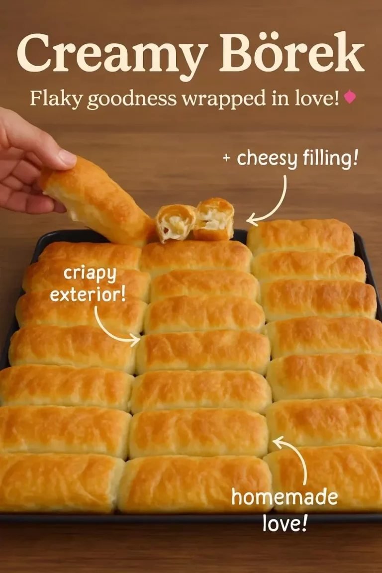 Delicious Creamy Borek with a rich and savory filling