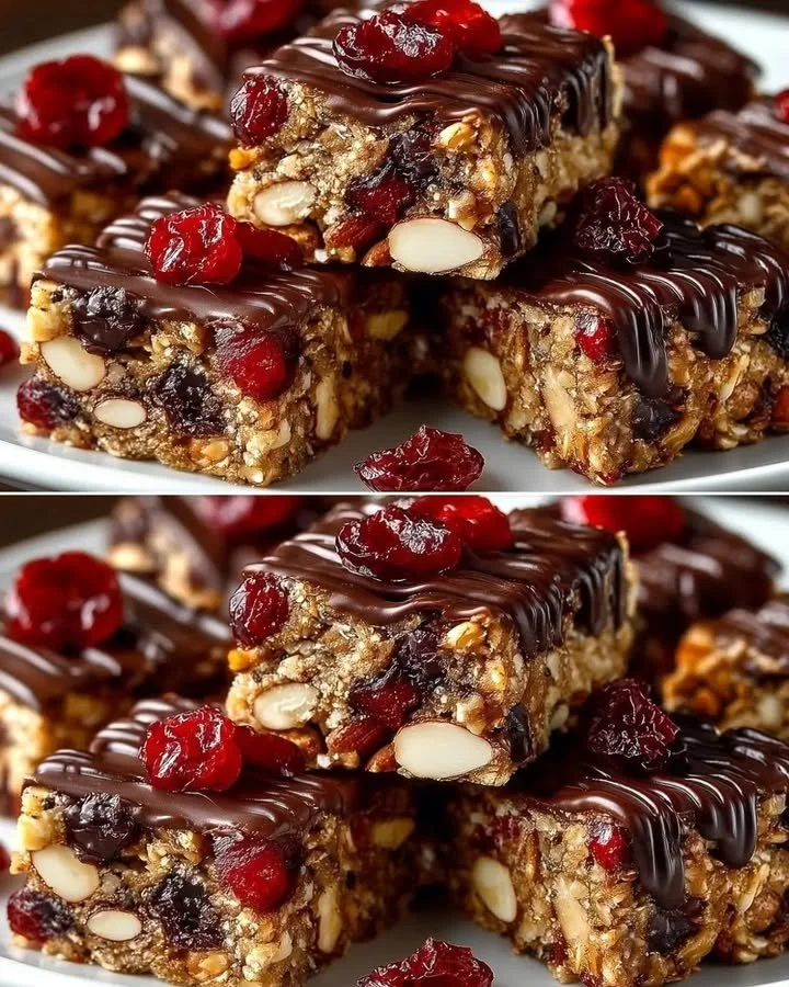 Assorted energetic bars packed with nutrients and flavor for a quick energy boost.