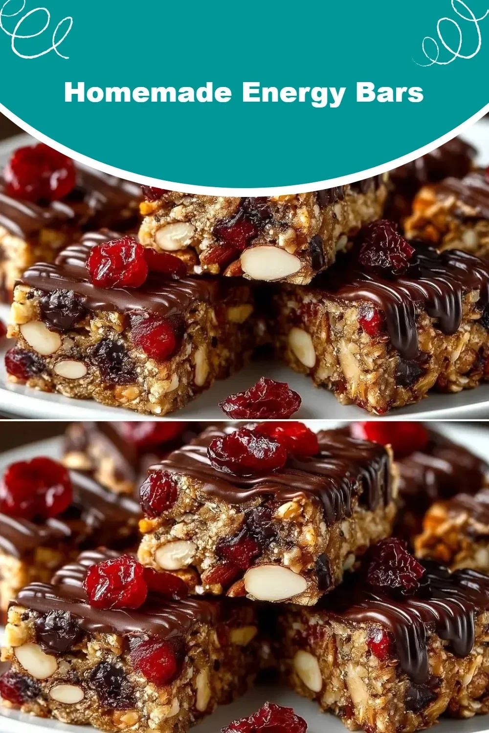 Delicious homemade energy bars with natural ingredients and healthy snacks.