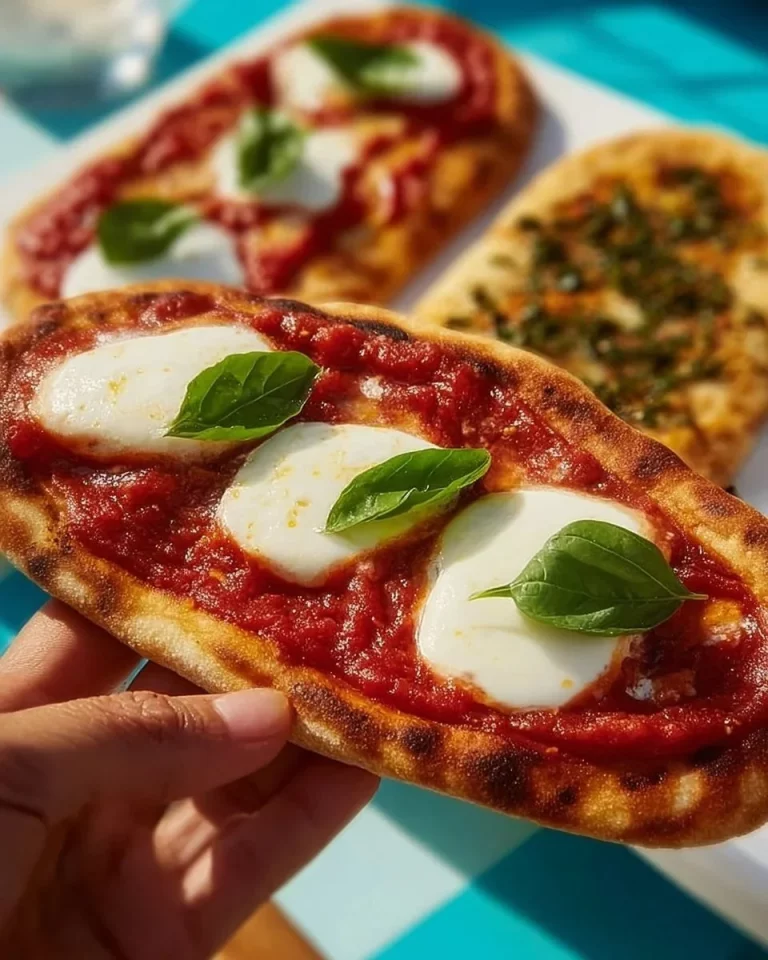 Delicious light pizza tongues ready to be served and enjoyed.