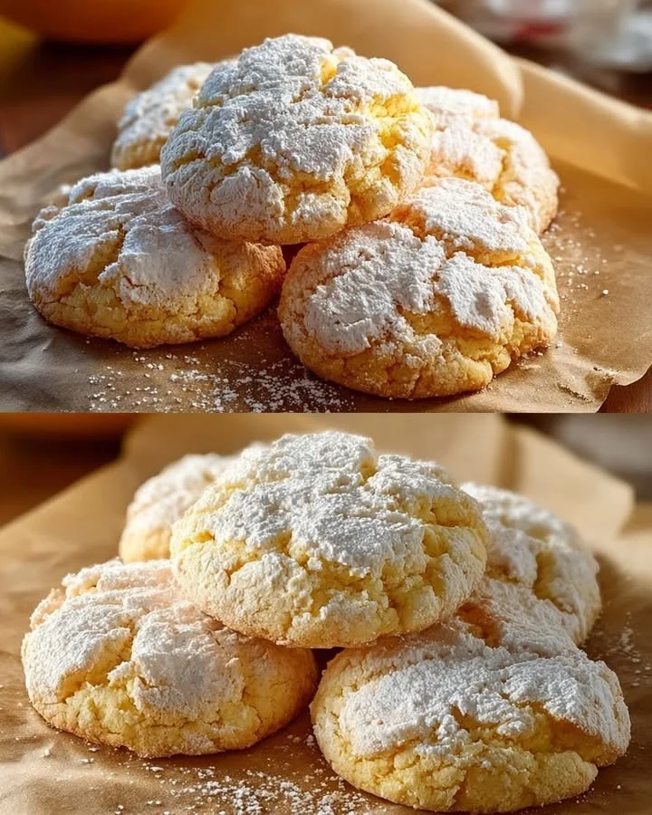 Homemade Ricciarelli almond cookies on a plate
