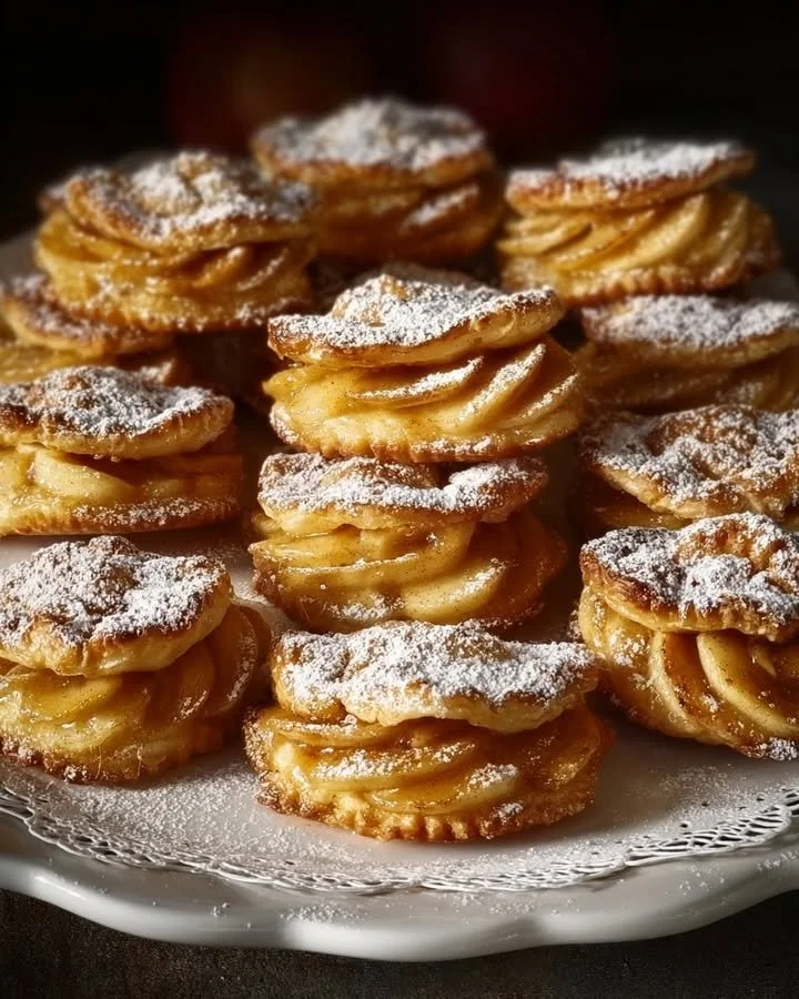 Stuffed biscotti with apples, a delicious and unique dessert treat