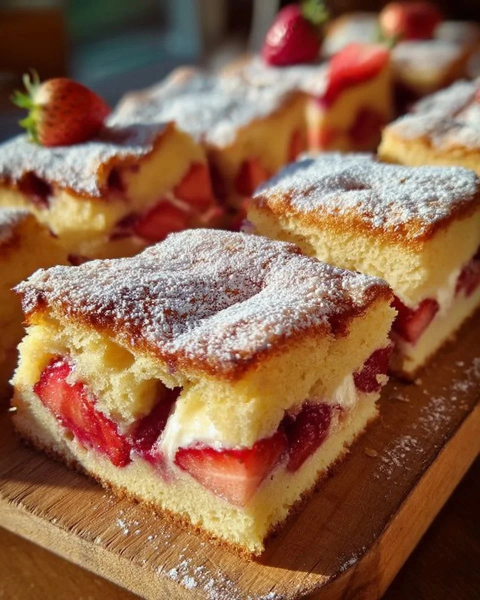 Delicious yogurt rolls filled with fresh fruit