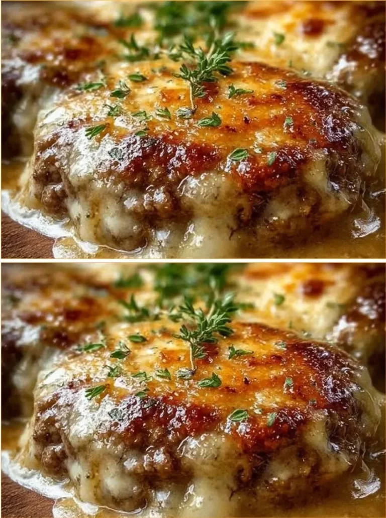 Delicious Amish Hamburger Steak Bake featuring tender meat and flavorful toppings