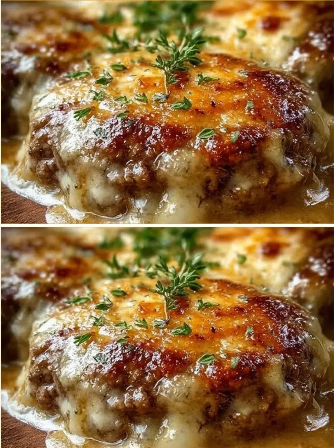 Delicious Amish Hamburger Steak Bake featuring tender meat and flavorful toppings
