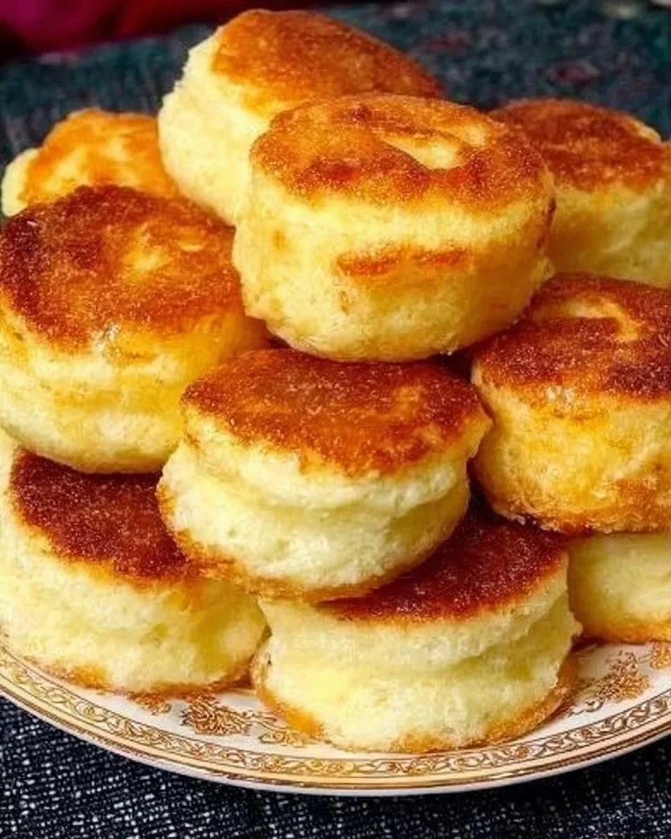 Delicious apple pancakes with fruit filling stacked on a plate