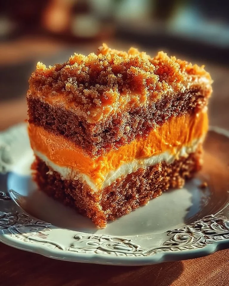 Delicious Brazilian Carrot Cake with chocolate ganache on top