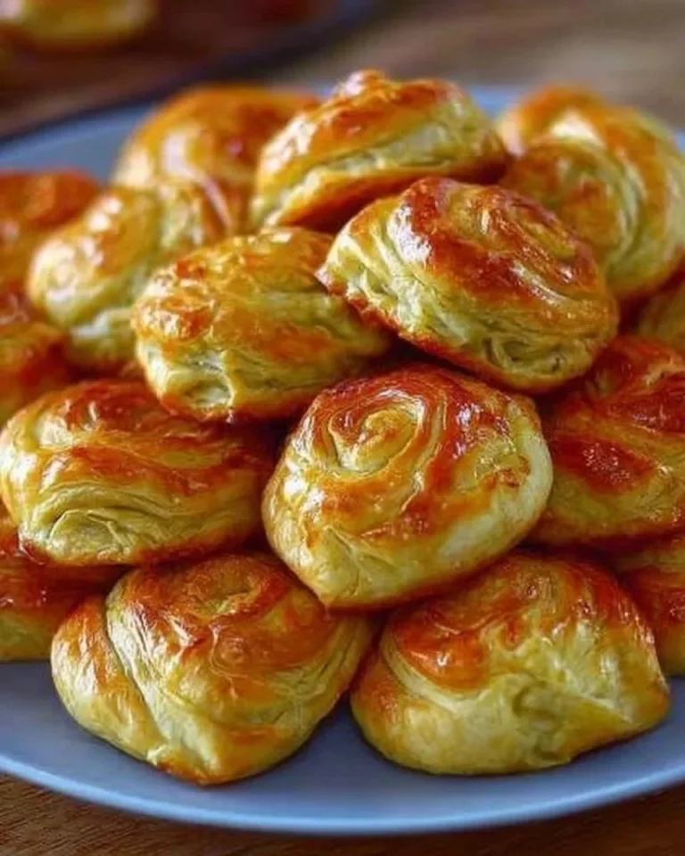 Delicious crispy potato pastries served on a plate