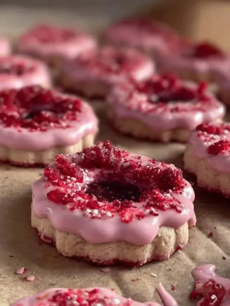 Homemade fruit cookies with a mix of vibrant fruits and golden-brown edges