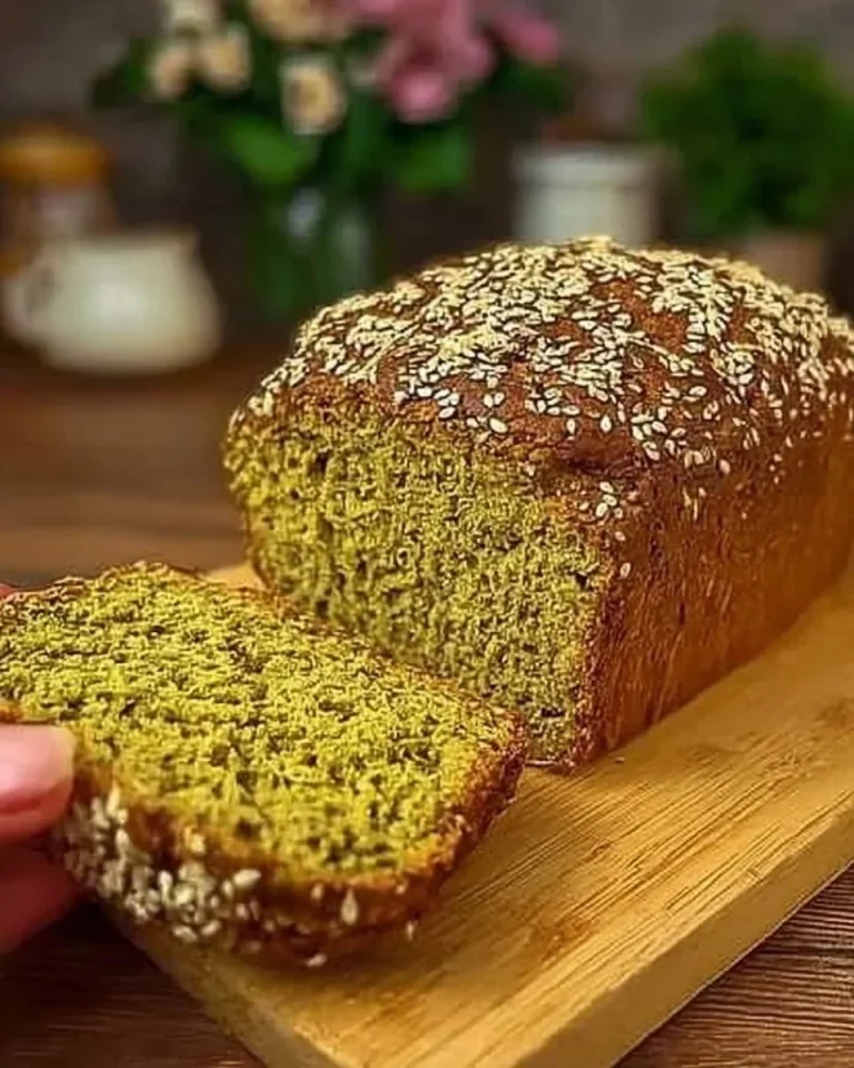 Lentil Bread served with Greek Yogurt Sauce on a rustic table