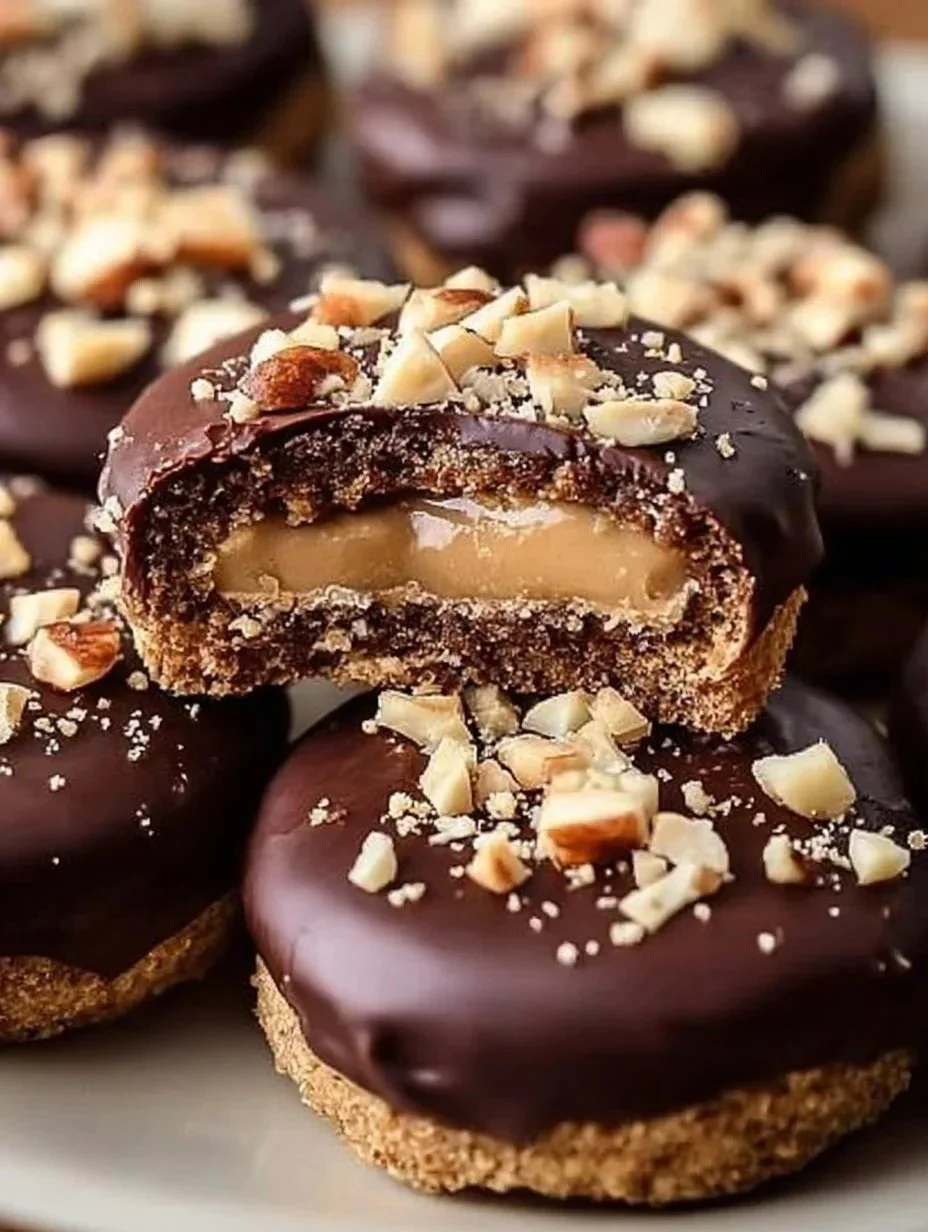 Delicious homemade Nougat Cookies on a plate