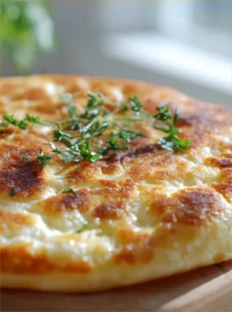 Healthy Cottage Cheese Protein Flatbread ready to serve