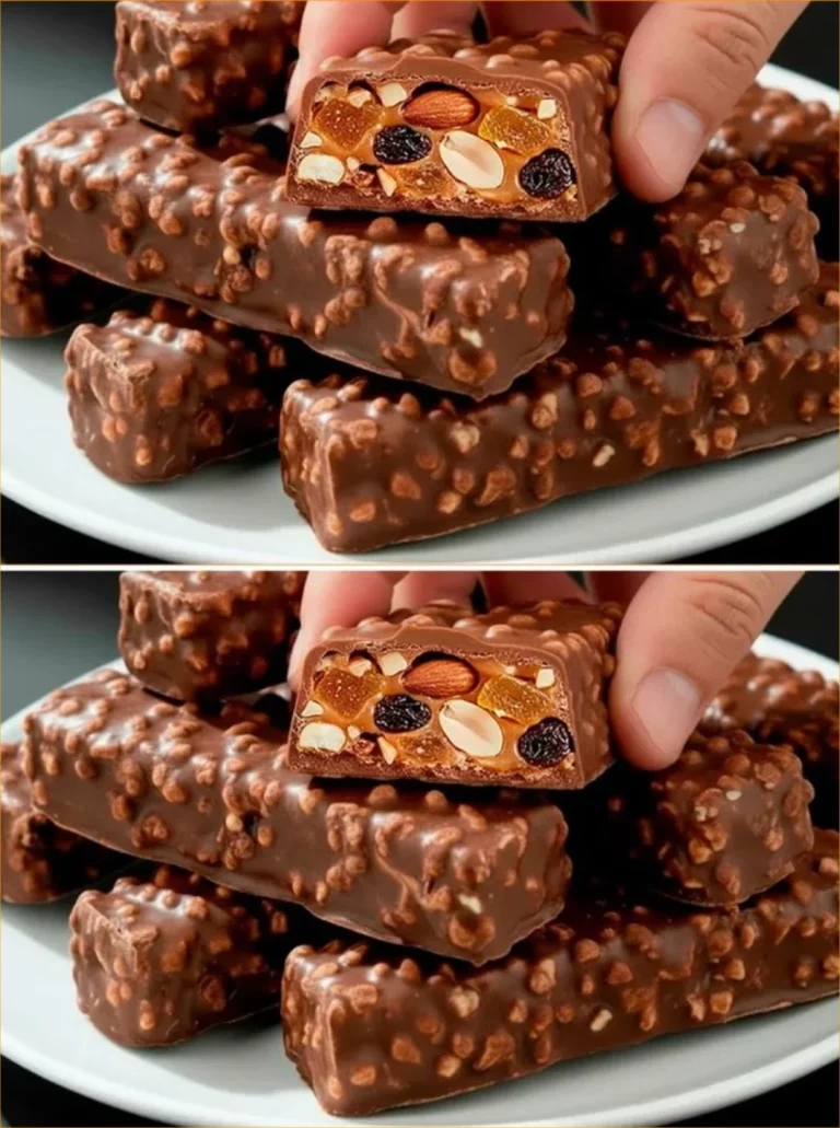 Delicious healthy chocolate oatmeal bars made with oats and chocolate.