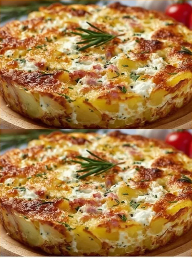 Delicious Potato and Cheese Bake served in a dish