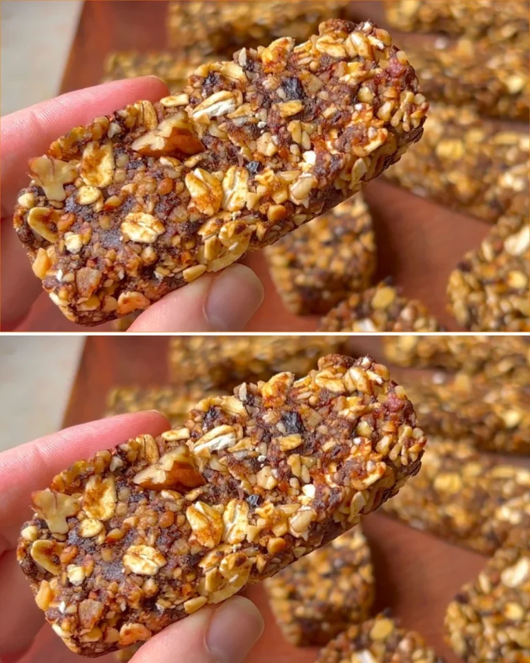 Homemade 2-ingredient energy bars for a healthy snack option