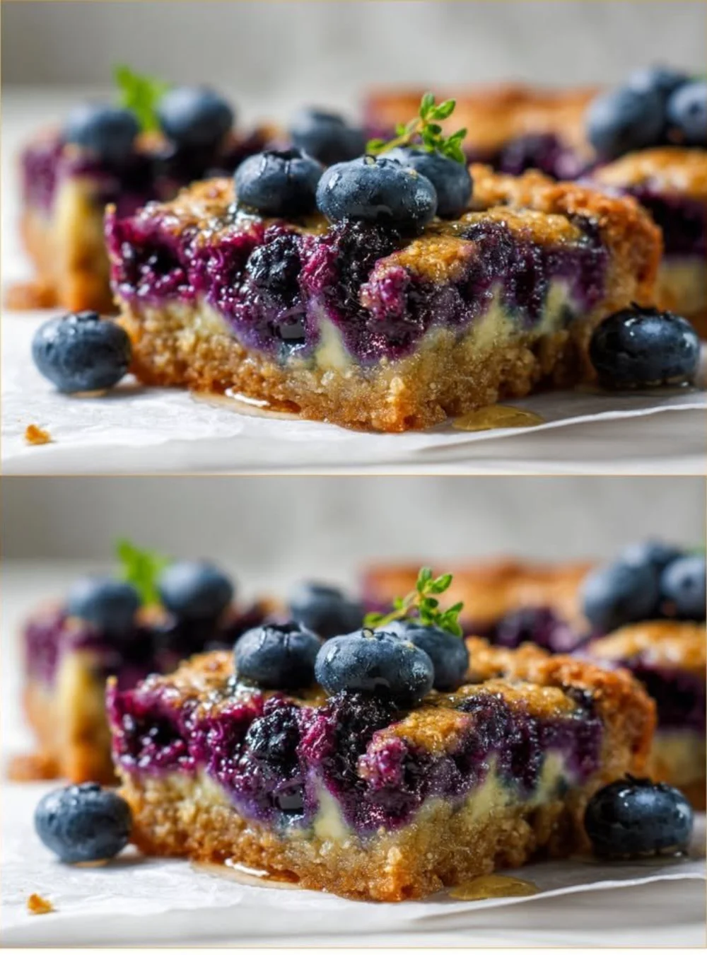 Blueberry Cinnamon Greek Yogurt Bowl topped with fresh blueberries and cinnamon