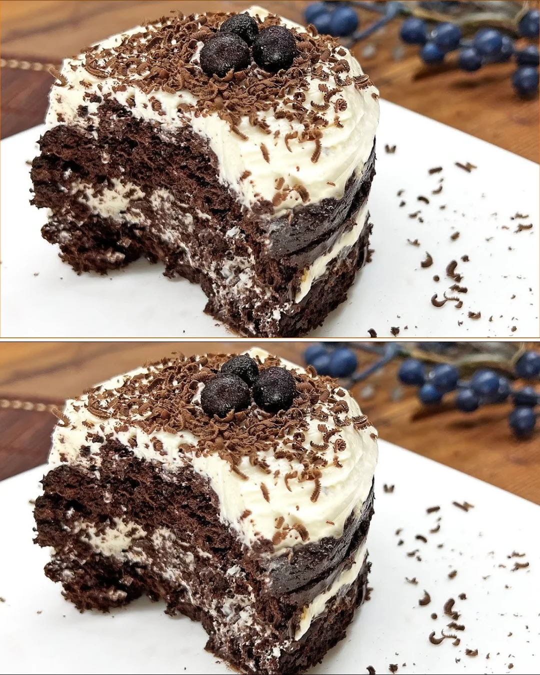 Delicious flourless chocolate dessert ready to savor