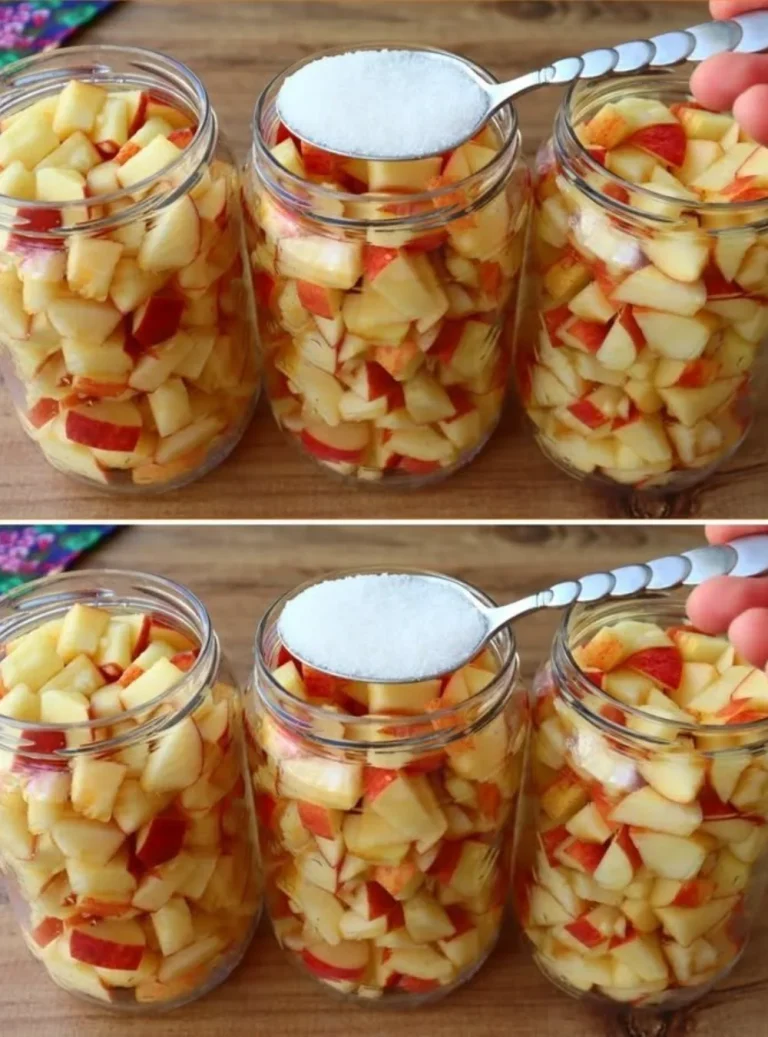 Delicious cozy cinnamon-apple compote served in a bowl