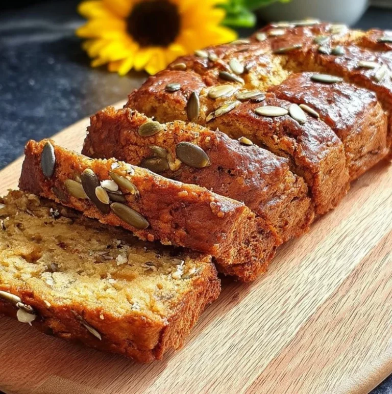 Loaf of flourless oatmeal bread, gluten-free and nutritious