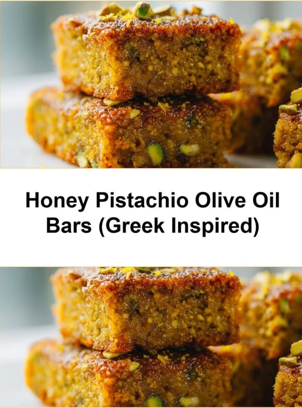 Delicious Honey Pistachio Bites on a plate for a sweet indulgence