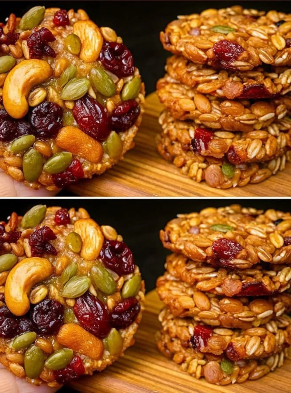 Guilt-free flourless cookies displayed on a plate.