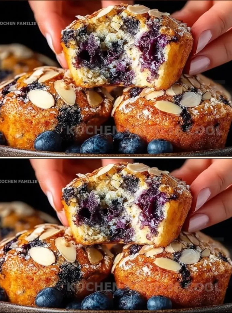 Delicious and healthy Greek Yogurt Muffins served with fresh berries.