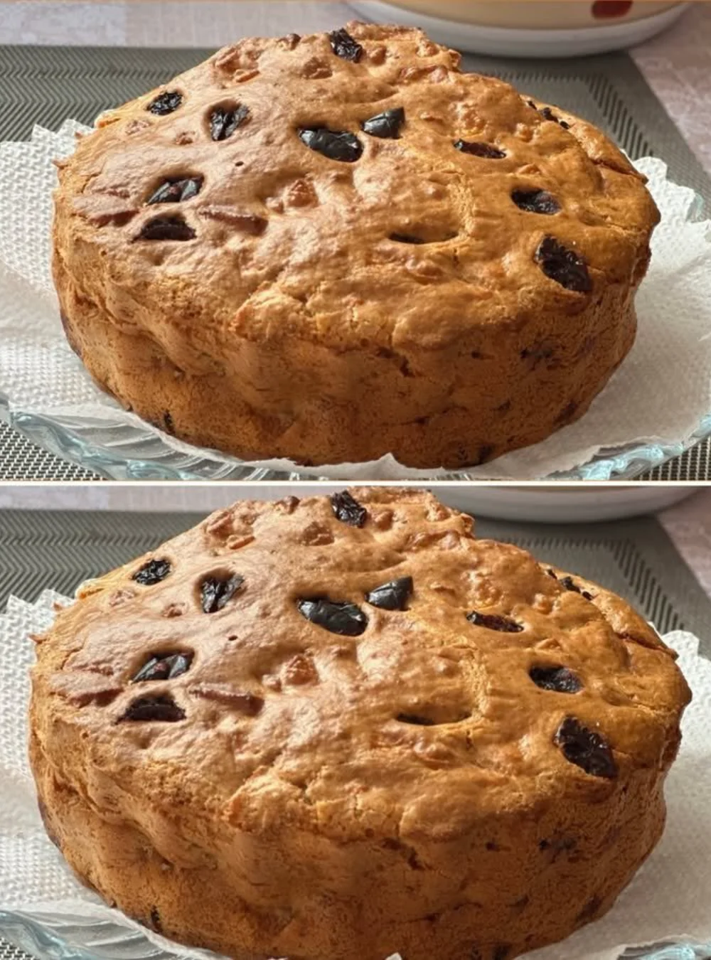 A delicious slice of guilt-free oatmeal apple pie on a wooden table.