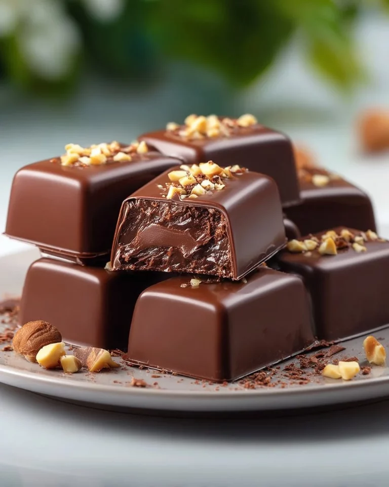 Assorted healthy chocolate candies made with natural ingredients.