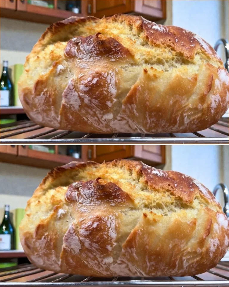 Easiest 4-ingredient daily bread recipe without kneading