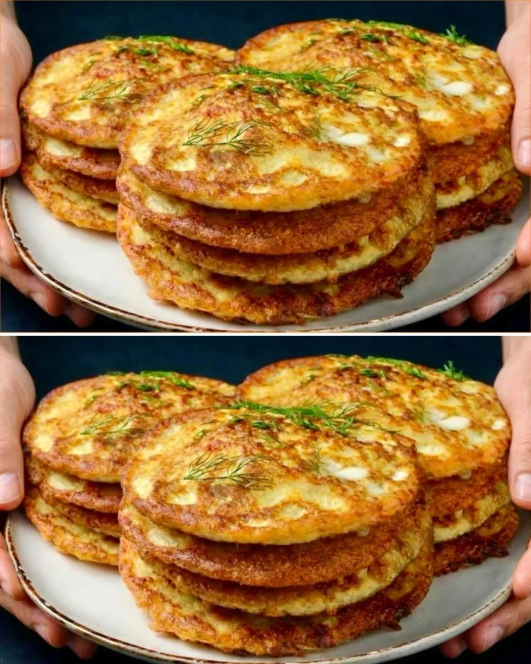 Homemade Potato and Cheese Egg Bake with fresh herbs and golden cheese topping
