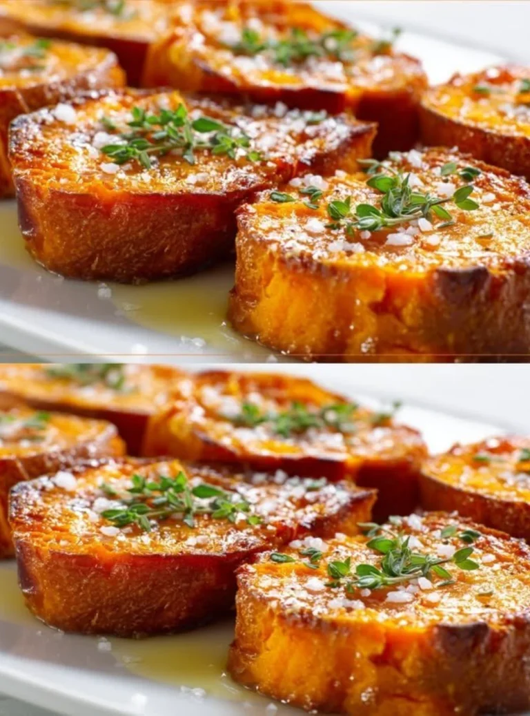 Plate of colorful Sweet Potato Toast topped with avocado and cherry tomatoes