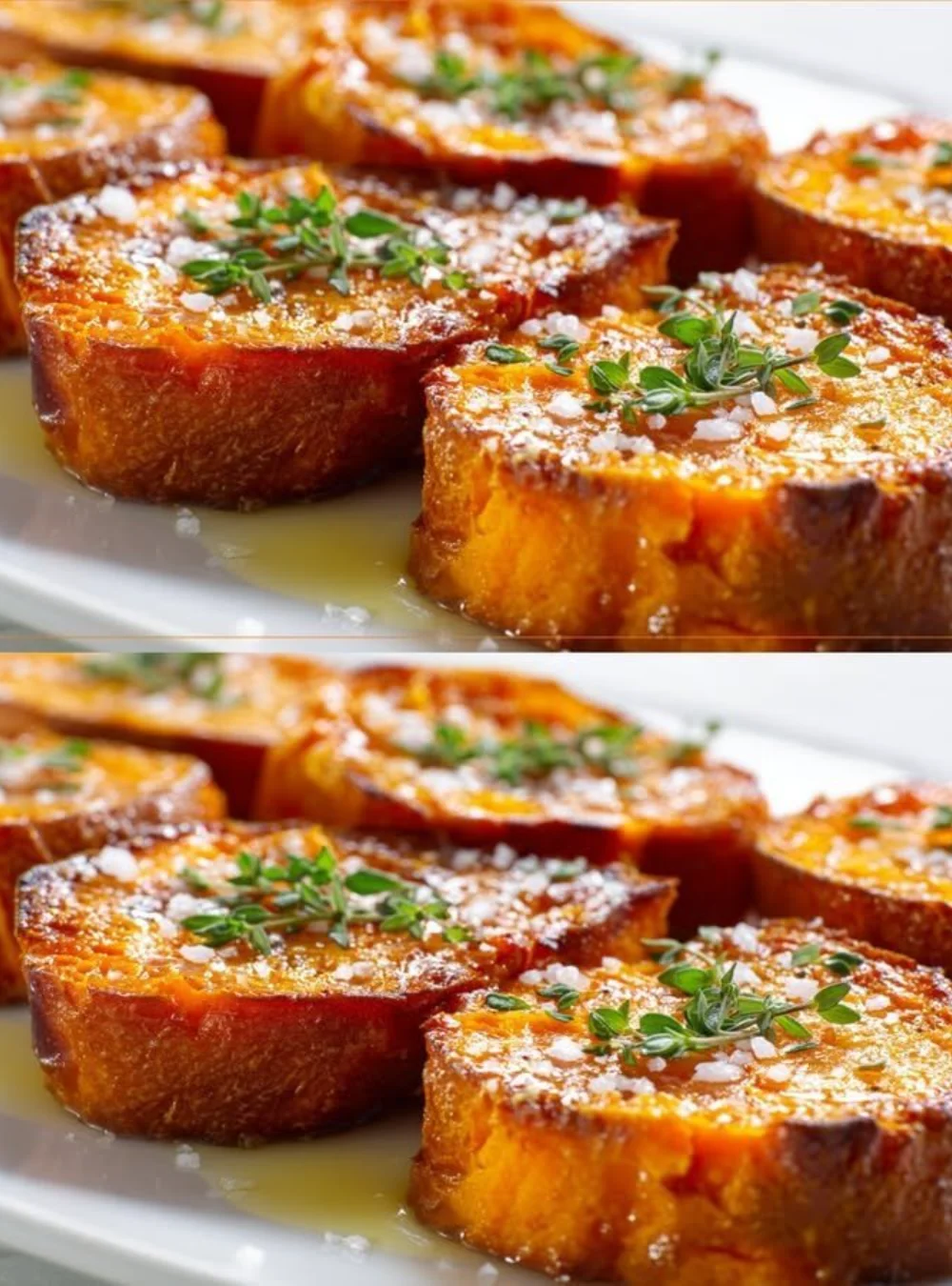 Plate of colorful Sweet Potato Toast topped with avocado and cherry tomatoes