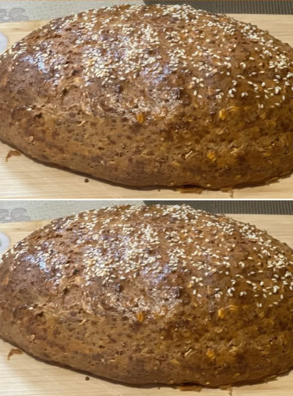 Slice of the healthiest bread in the world, rich in nutrients and flavor.