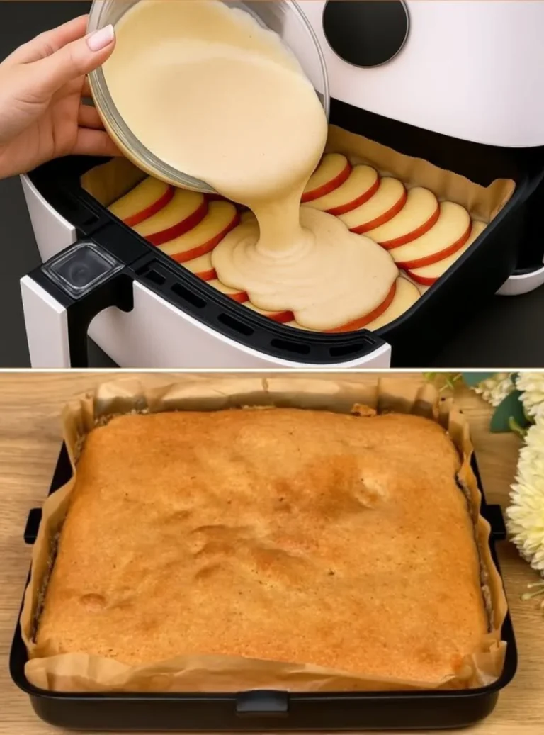 Delicious warm cinnamon apples made in an air fryer for a cozy dessert