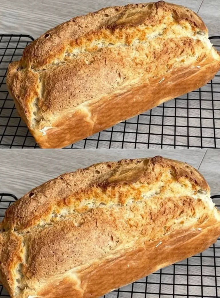 Quick and easy 3 minute yogurt bread without kneading or shaping