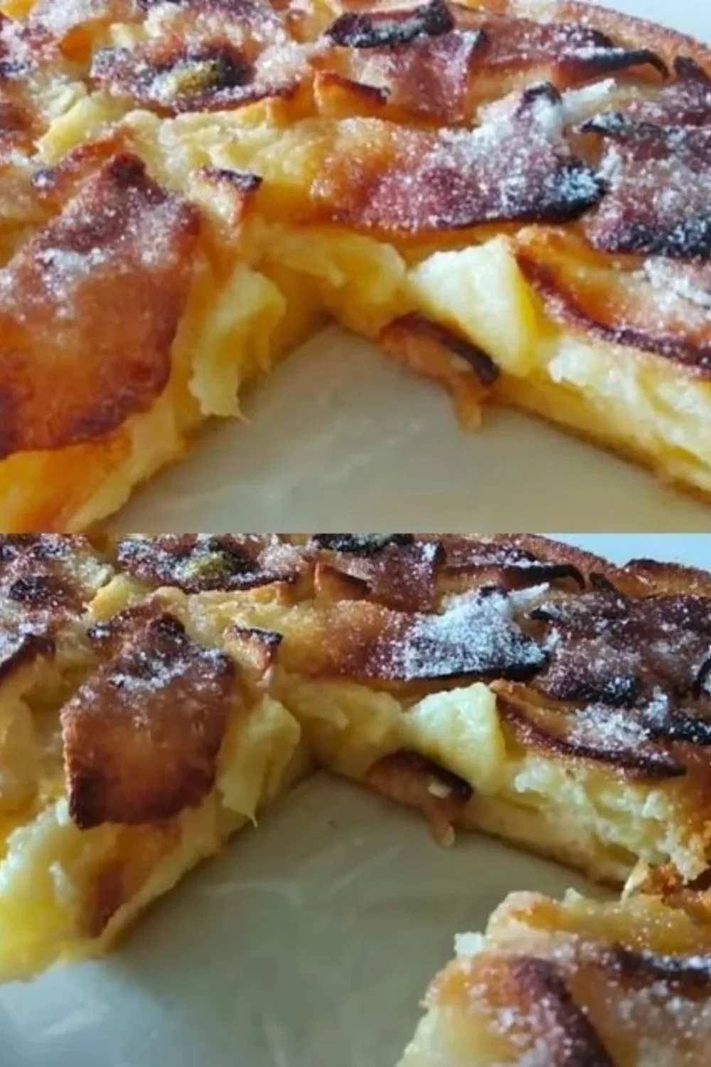 Easy apple dough recipe with lots of apples and minimal cost.
