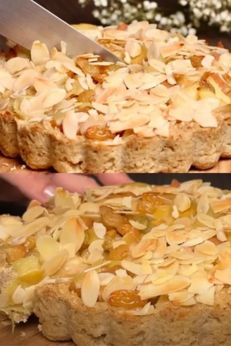 Healthy American apple pie made without sugar and flour