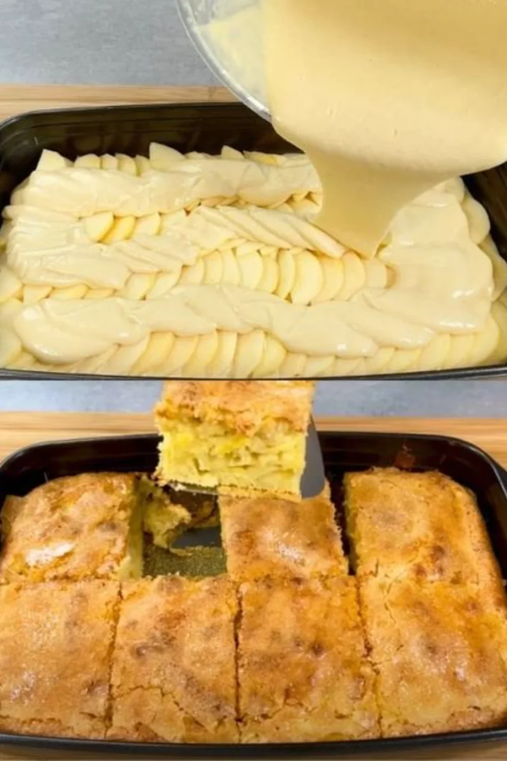 Homemade apple pie ready to be served, with a golden crust and fresh apple filling.