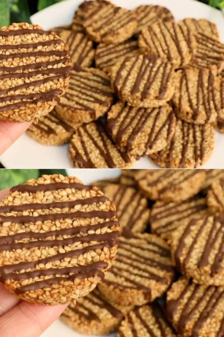 Two-ingredient crispy cookies, sugar-free and flour-free dessert treat