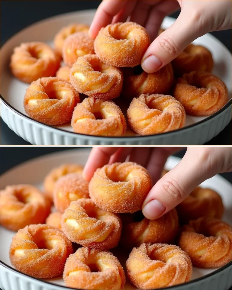 Delicious crispy fried dough ready for coffee and tea pairings