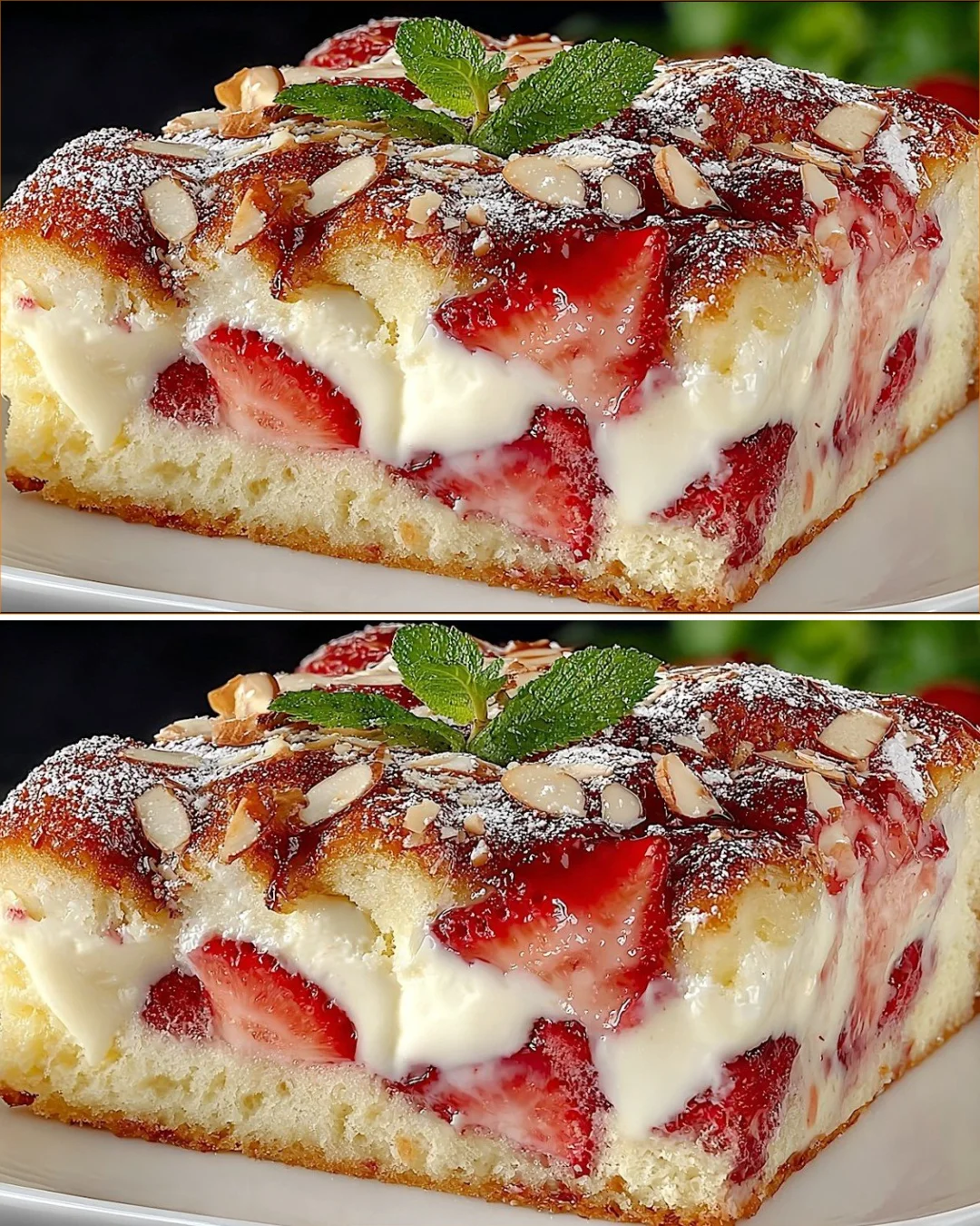 Delicious strawberry yogurt cake inspired by Grandma's recipe