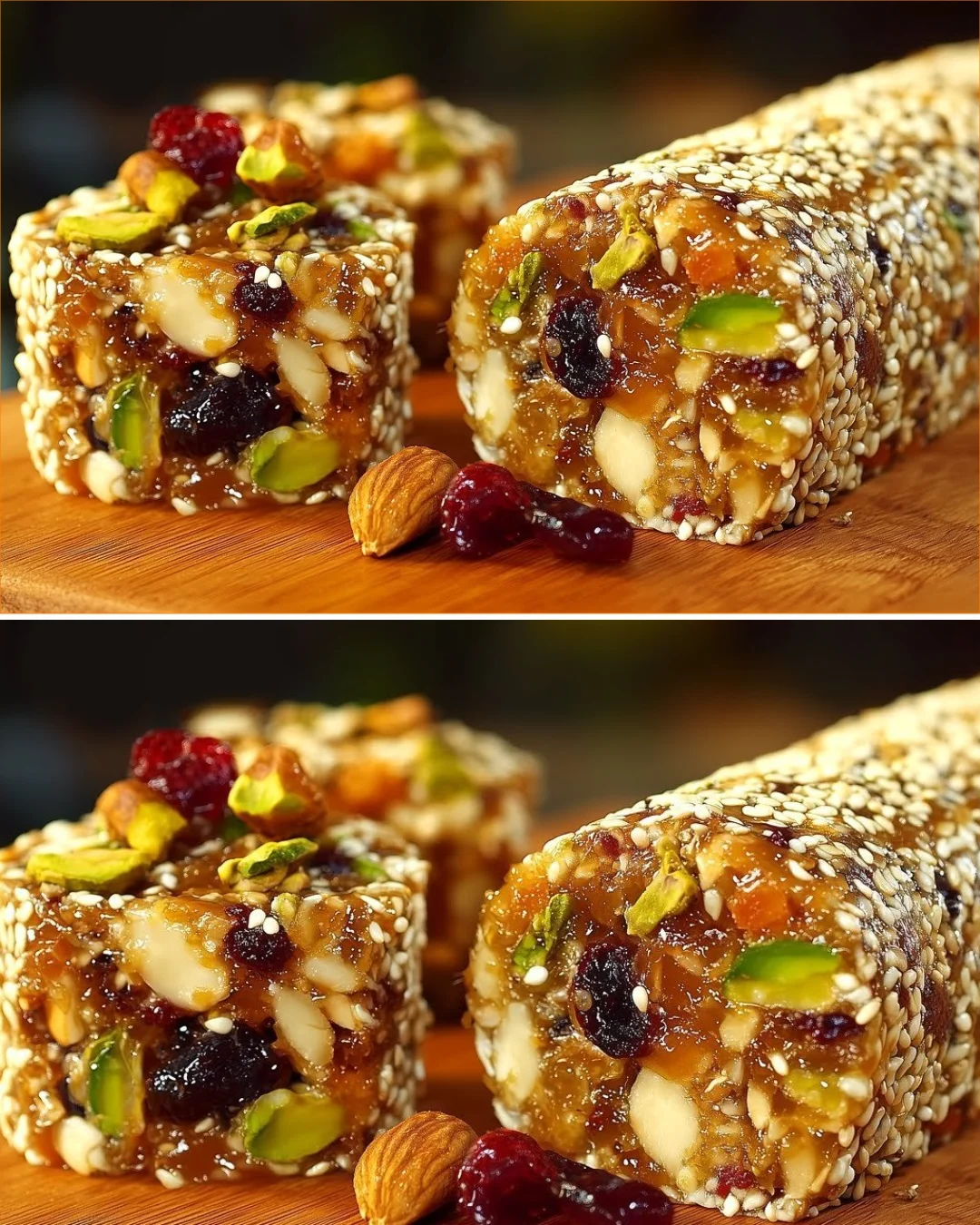Delicious energy packed dessert sausage served on a plate with toppings