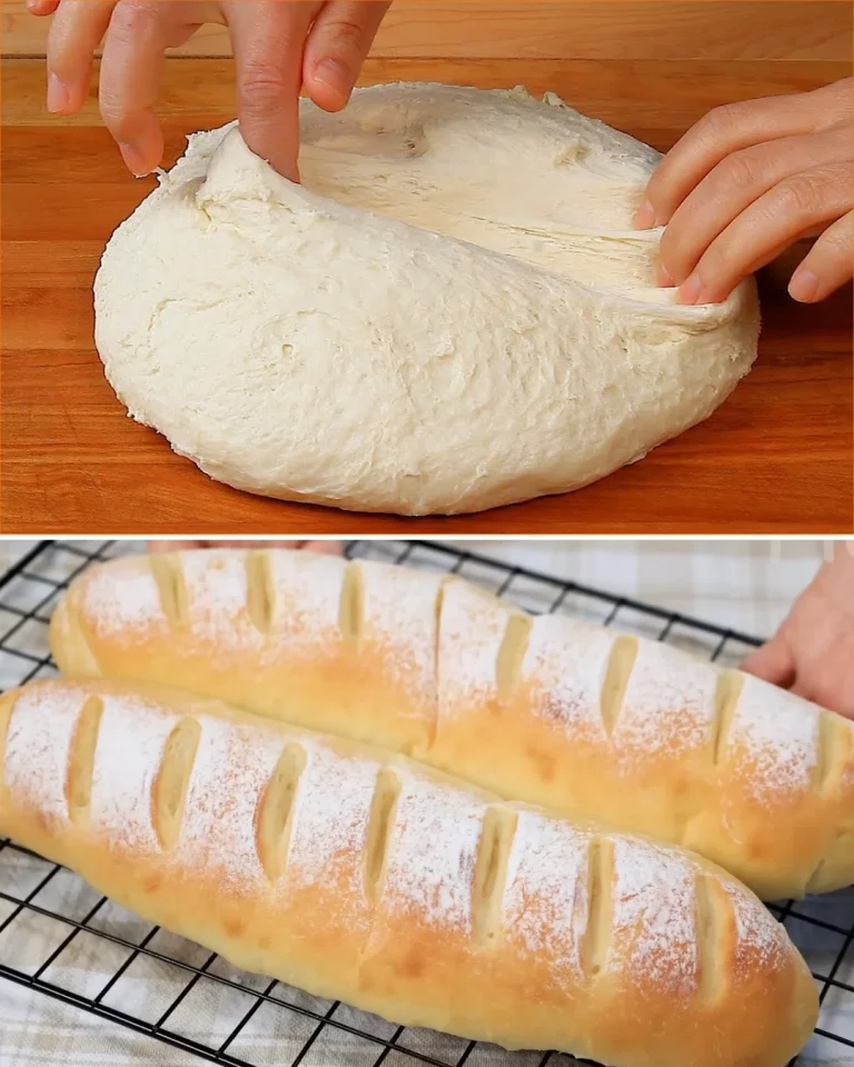 Fluffy yogurt bread and buns served on a rustic wooden table.