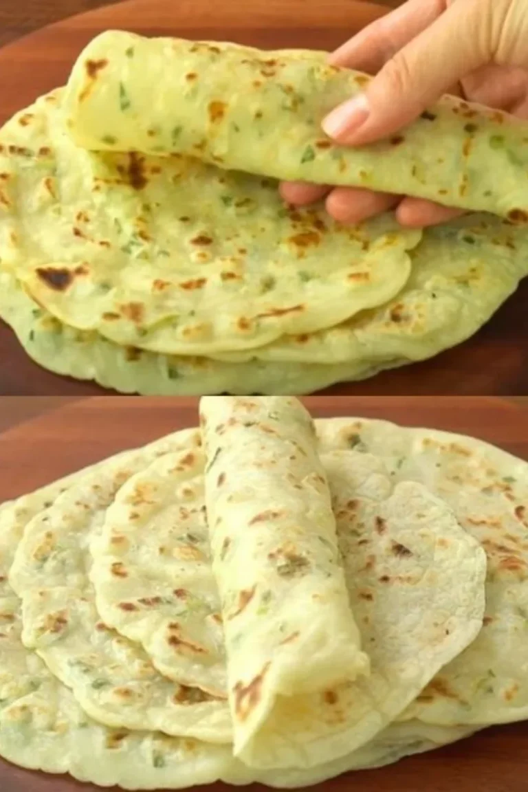 Freshly baked garlic flatbread with herbs and spices